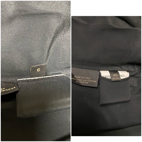 Versace crystal strap midi dress new 6 size - Picture 4 of 6